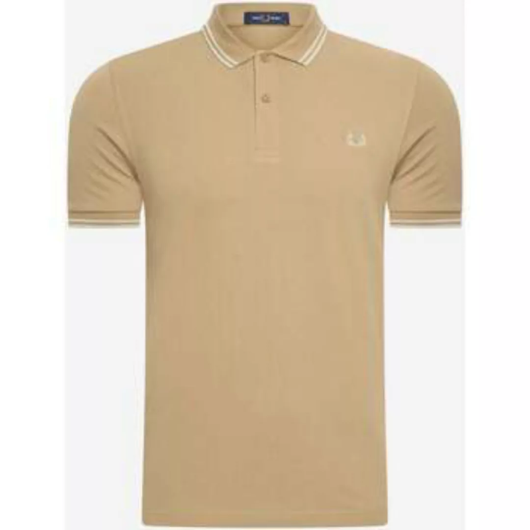 Fred Perry  T-Shirts & Poloshirts -Hemd mit zwei Spitzen – Warmstone Oatml günstig online kaufen