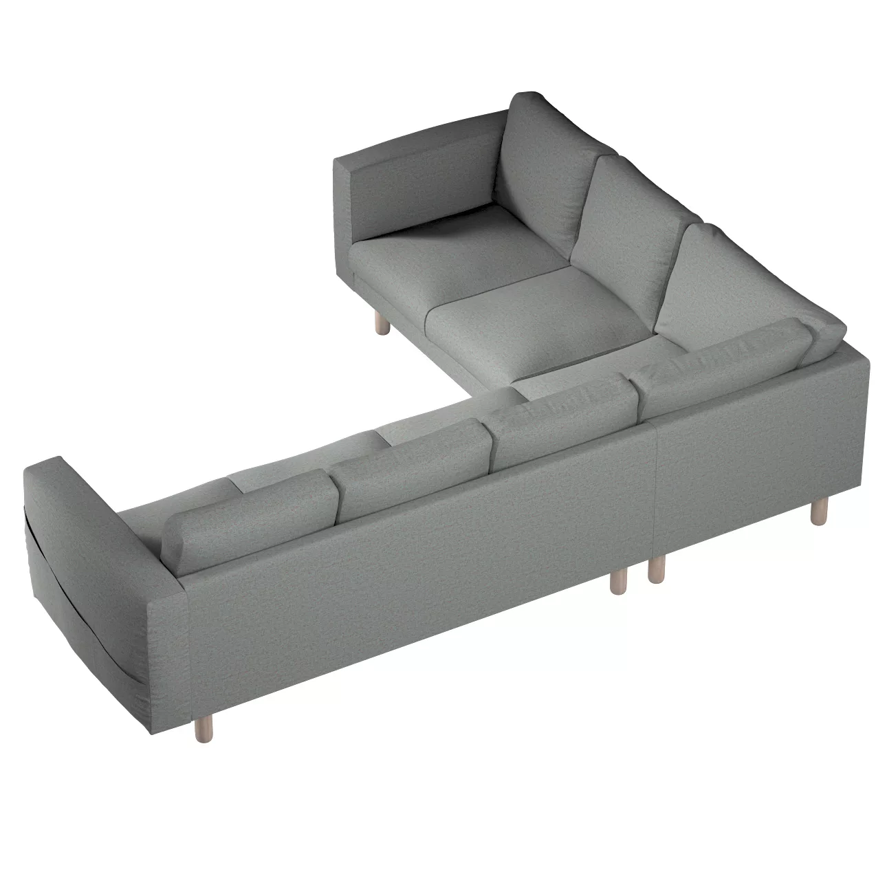 Bezug für Norsborg 5-Sitzer Ecksofa, blau, Norsborg 5-Sitzer Ecksofabezug, günstig online kaufen