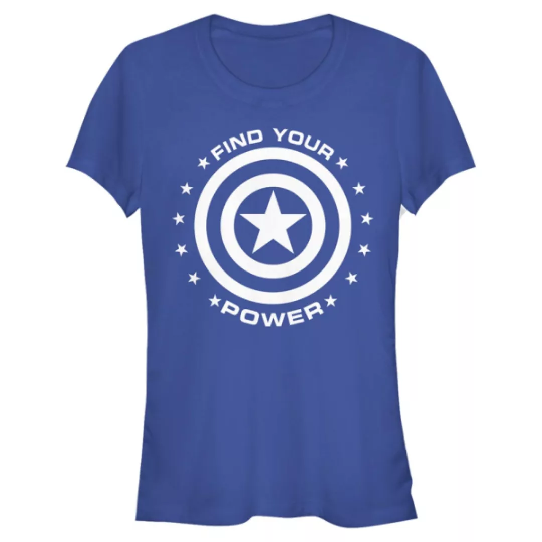 Marvel - Avengers - Captain America Captain Power - Frauen T-Shirt günstig online kaufen