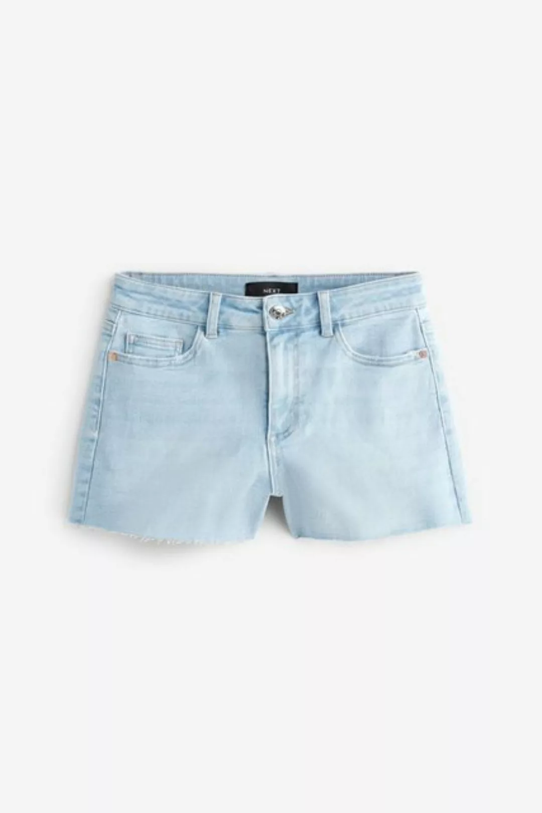 Next Jeansshorts Superweiche Denim-Shorts mit Fransensaum (1-tlg) günstig online kaufen