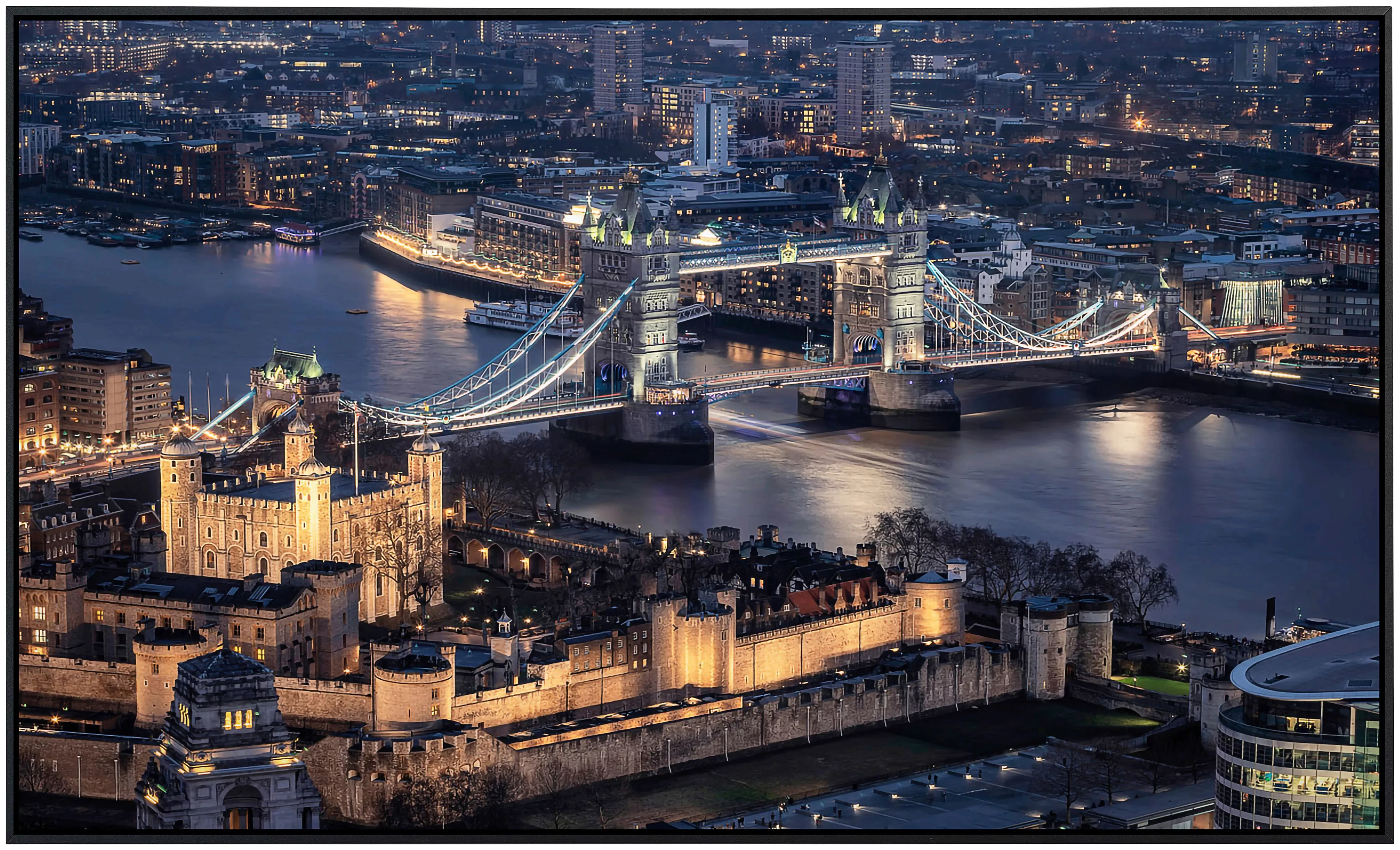Papermoon Infrarotheizung »London bei Nacht«, sehr angenehme Strahlungswärm günstig online kaufen