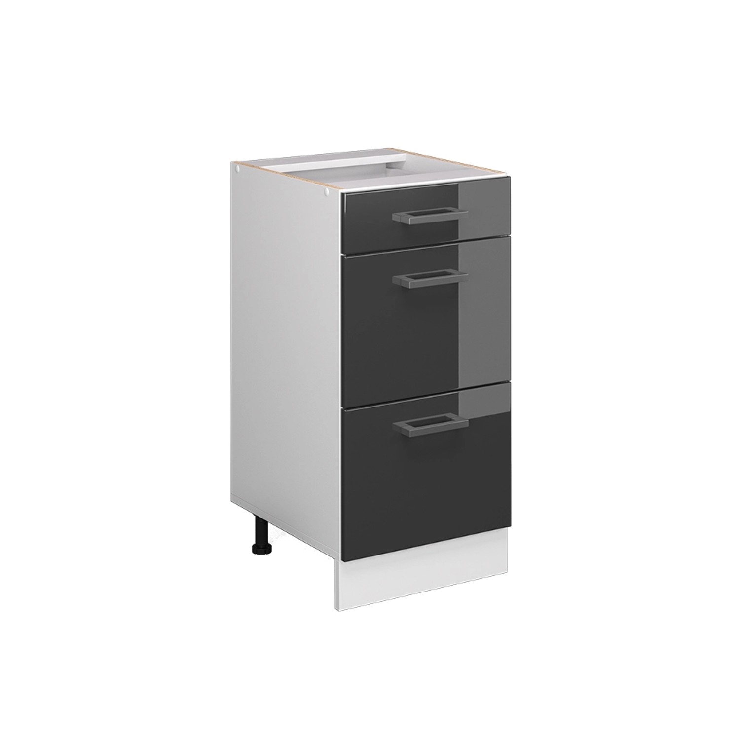 Vicco Unterschrank R-Line, Anthrazit Hochglanz/Weiß, 40 günstig online kaufen