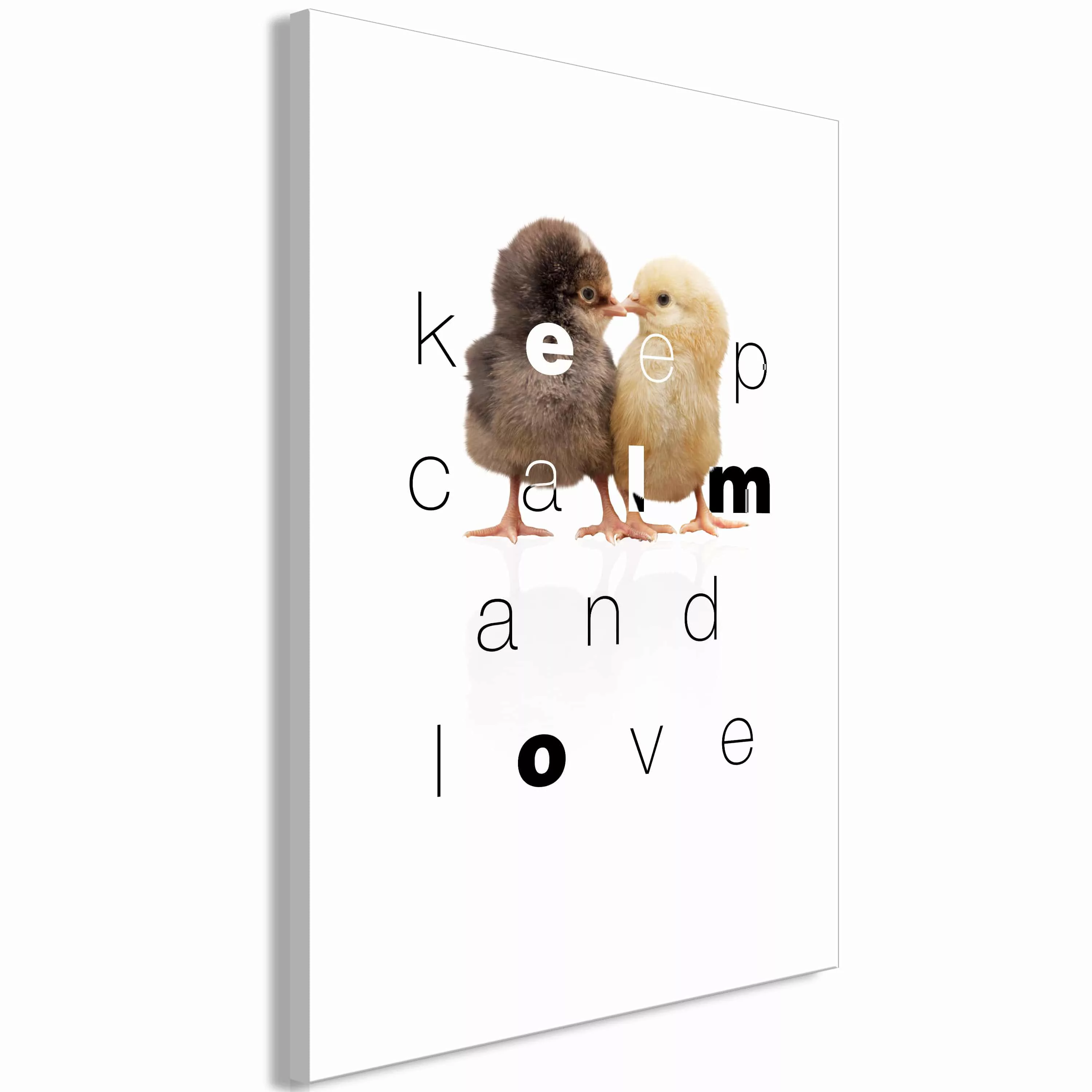 Wandbild - Keep Calm and Love (1 Part) Vertical günstig online kaufen