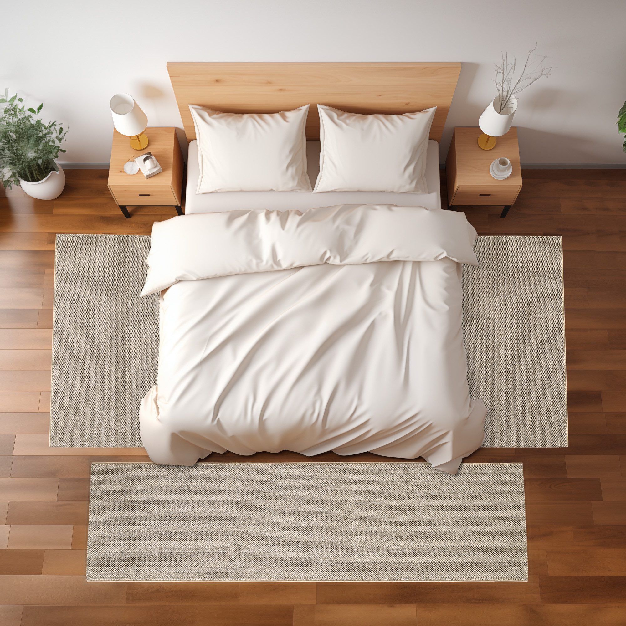 SIMPEX24 Kurzflor-Bettumrandung Bordüre Design, Höhe 7 günstig online kaufen