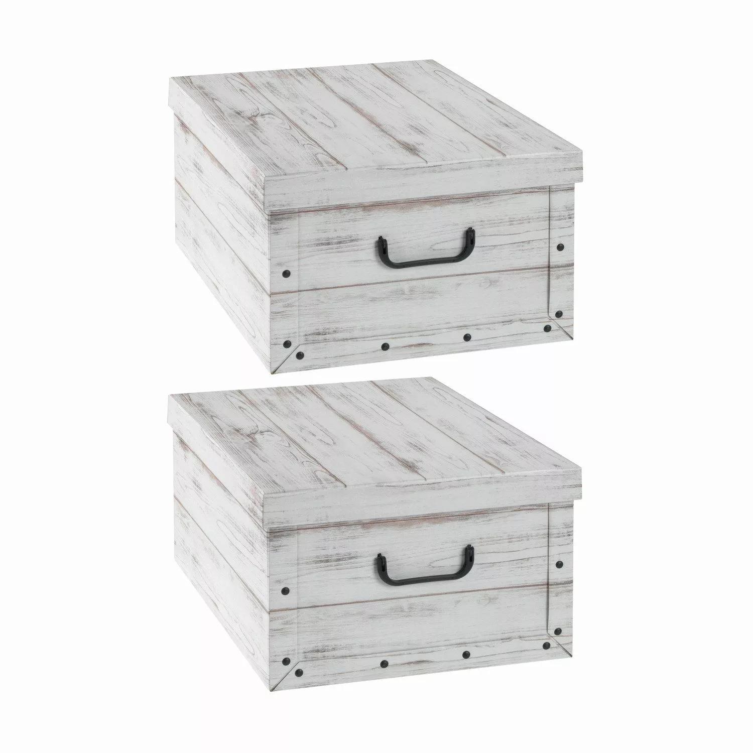 Home4You Aufbewahrungsbox 2er Set, B 51 günstig online kaufen