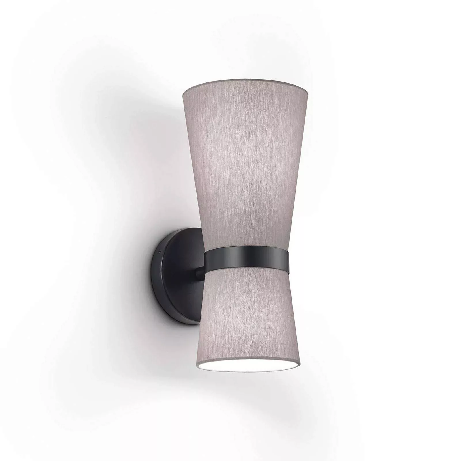 Wandlampe Yuna-W schwarz/foggy grey, beweglich günstig online kaufen