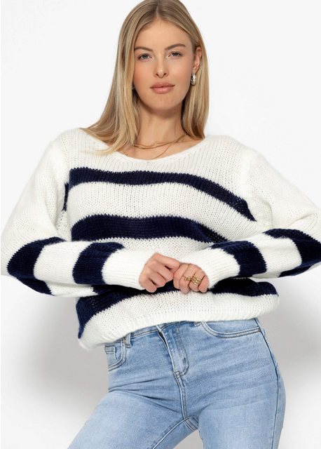 SASSYCLASSY Strickpullover Oversize Pullover Damen aus weichem Grobstrick S günstig online kaufen