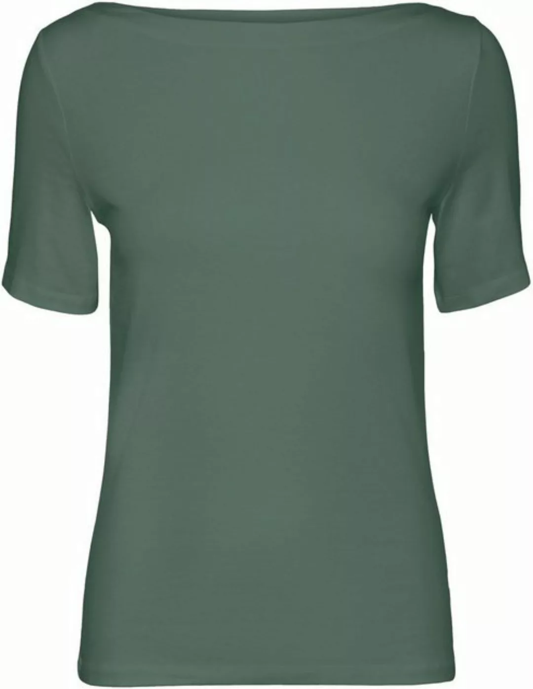 Vero Moda T-Shirt Basic Stretch T-Shirt mit U-Boot-Ausschnitt VMPANDA 5368 günstig online kaufen