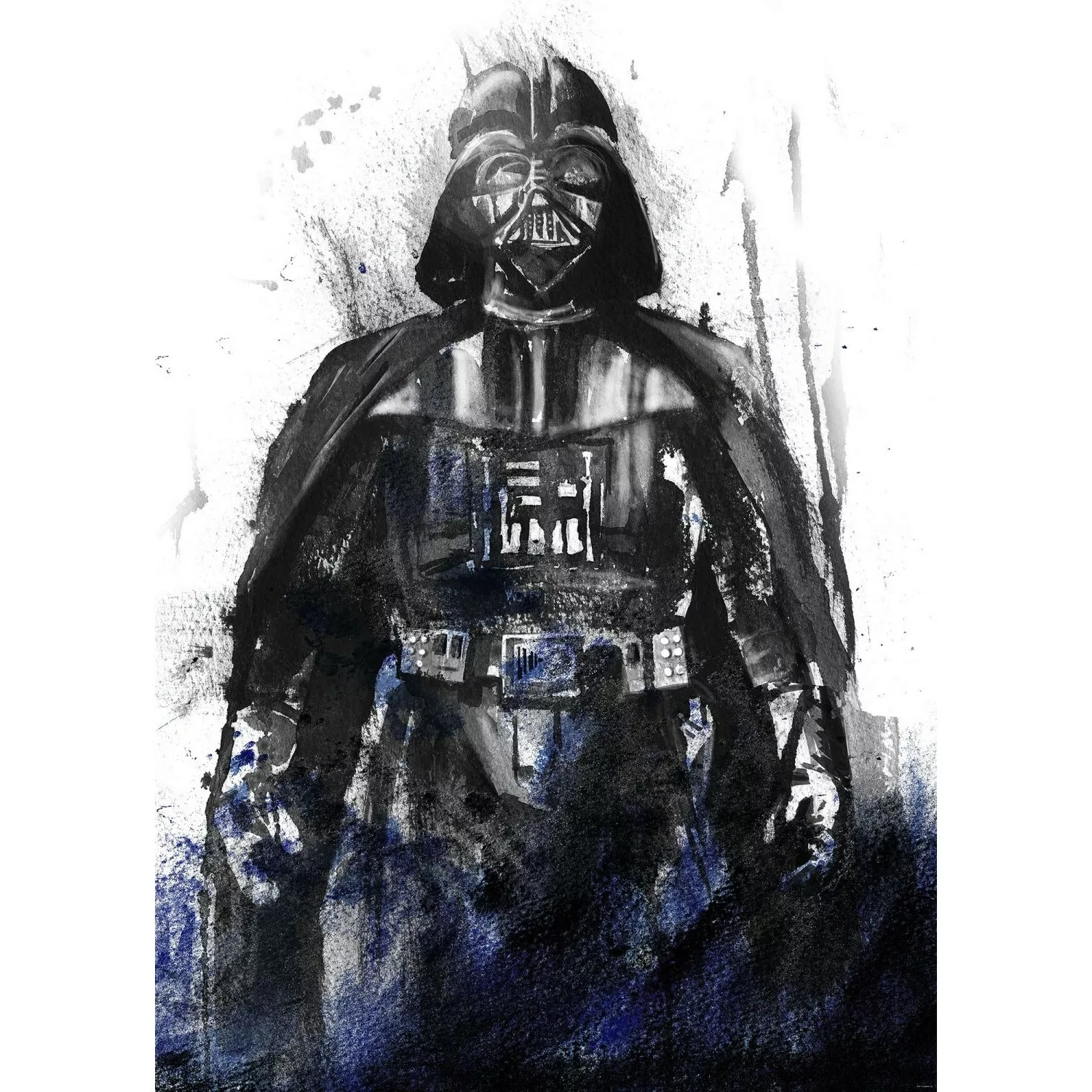 Disney Fototapete Star Wars Vader Antrazitgrau und Blau 200 x 280 cm 612074 günstig online kaufen