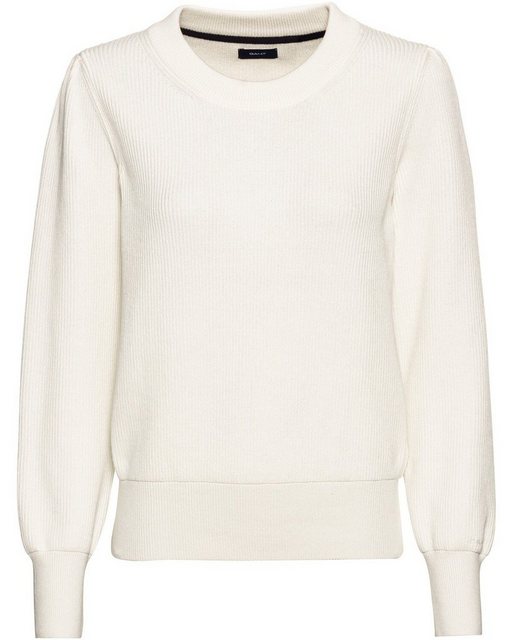 Gant Strickpullover Gerippter Pullover günstig online kaufen