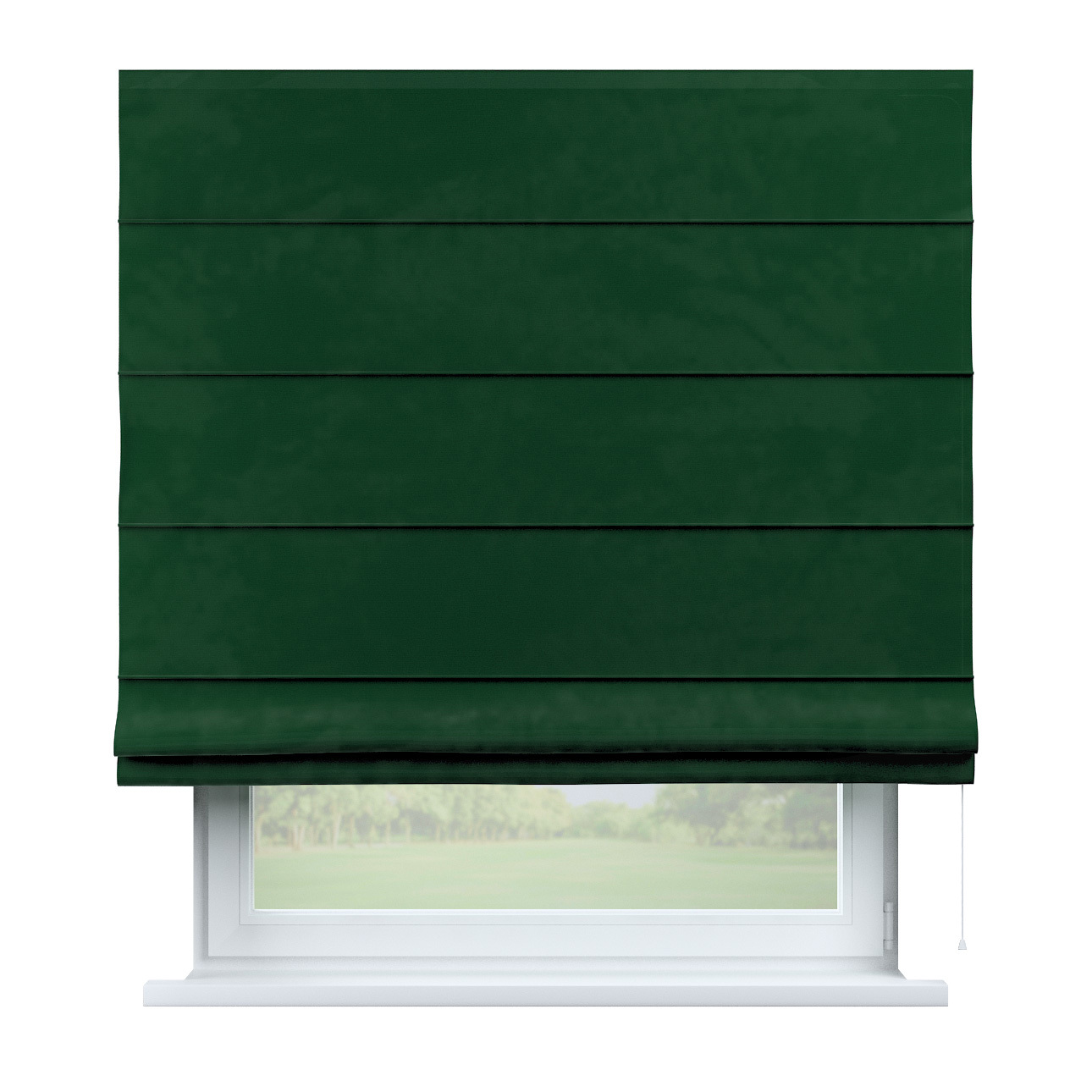 Dekoria Raffrollo Capri, grün, 160 x 170 cm günstig online kaufen