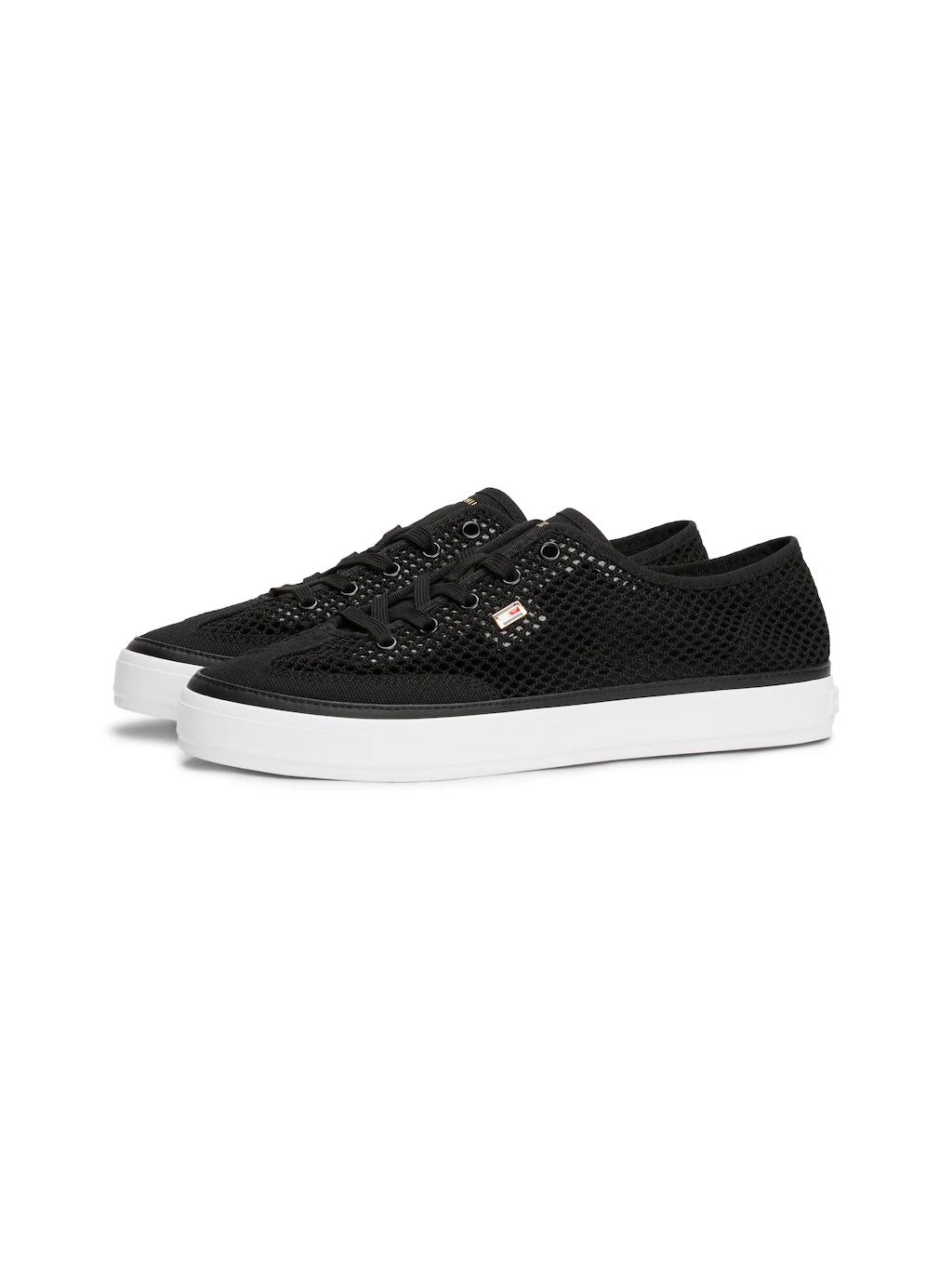 Tommy Hilfiger Plateausneaker "TH OPEN MESH VULC SNEAKER", Freizeitschuh, H günstig online kaufen