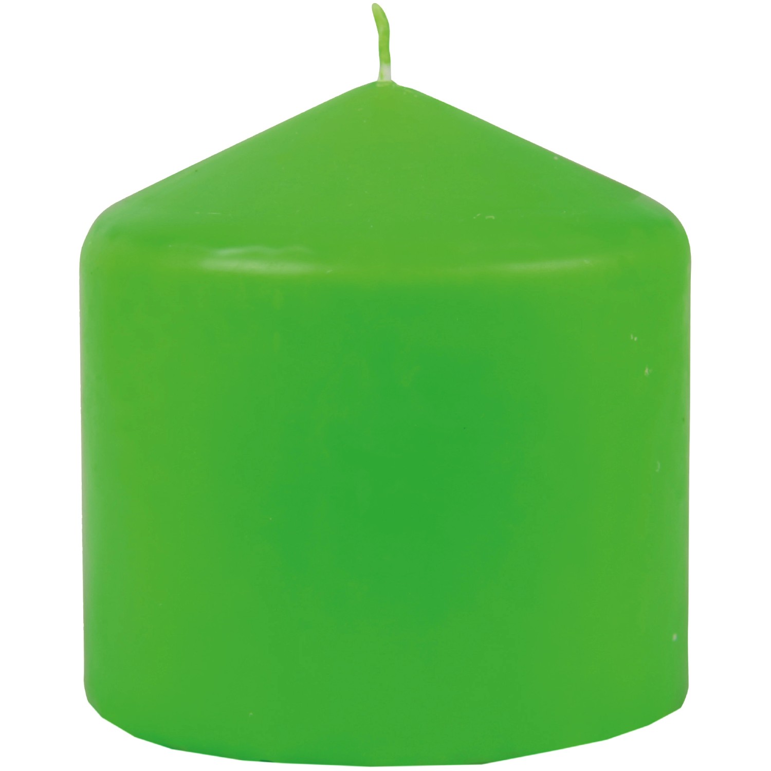 HS Candle Stumpenkerzen Ø8cm Limette Grün günstig online kaufen