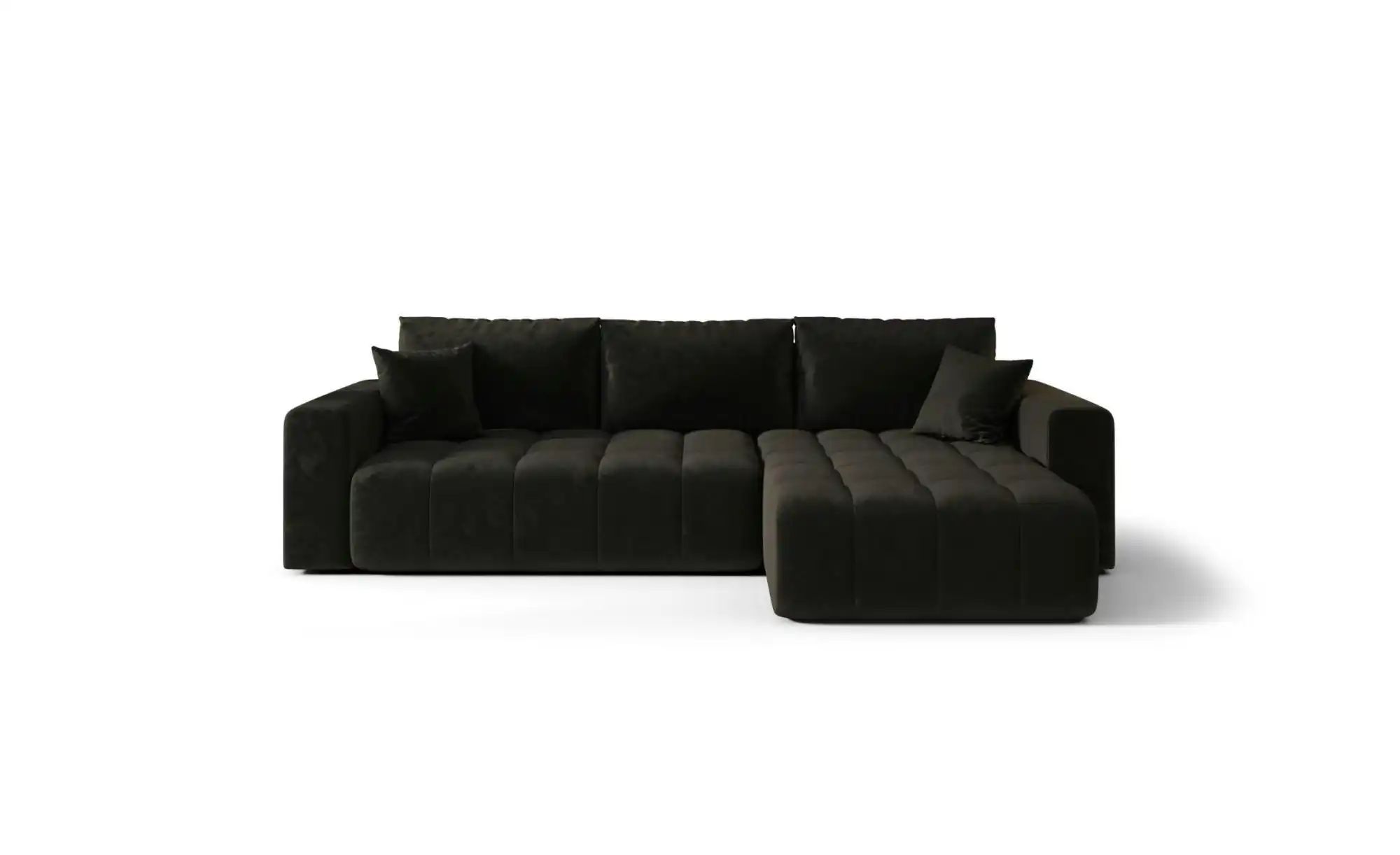 Ecksofa  Milo ¦ schwarz ¦ Maße (cm): B: 280 H: 85 Polstermöbel > Sofas > Ec günstig online kaufen