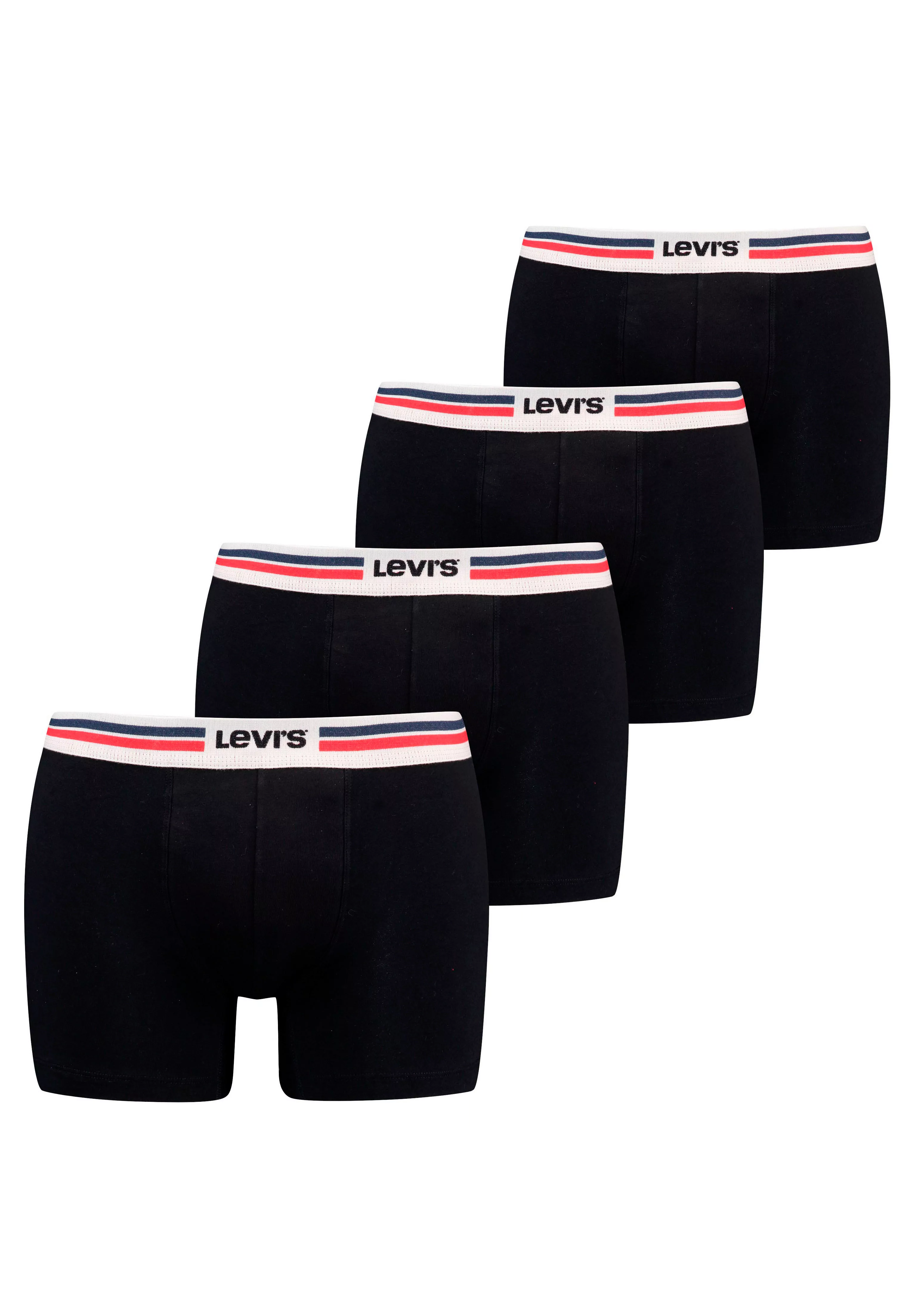 Levis Boxershorts, (Packung, 4er-Pack), mit breitem Logobund günstig online kaufen