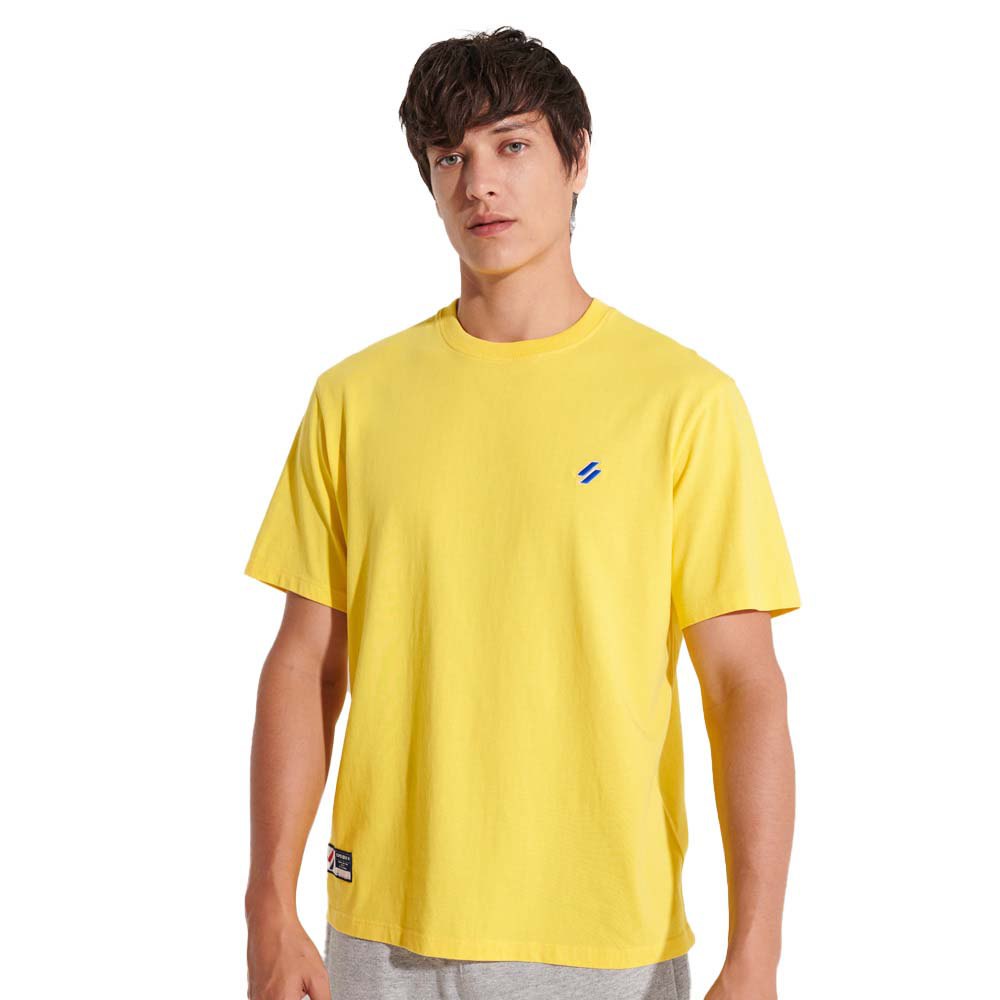 Superdry Code Sl Essential Kurzärmeliges T-shirt XL Nautical Yellow günstig online kaufen