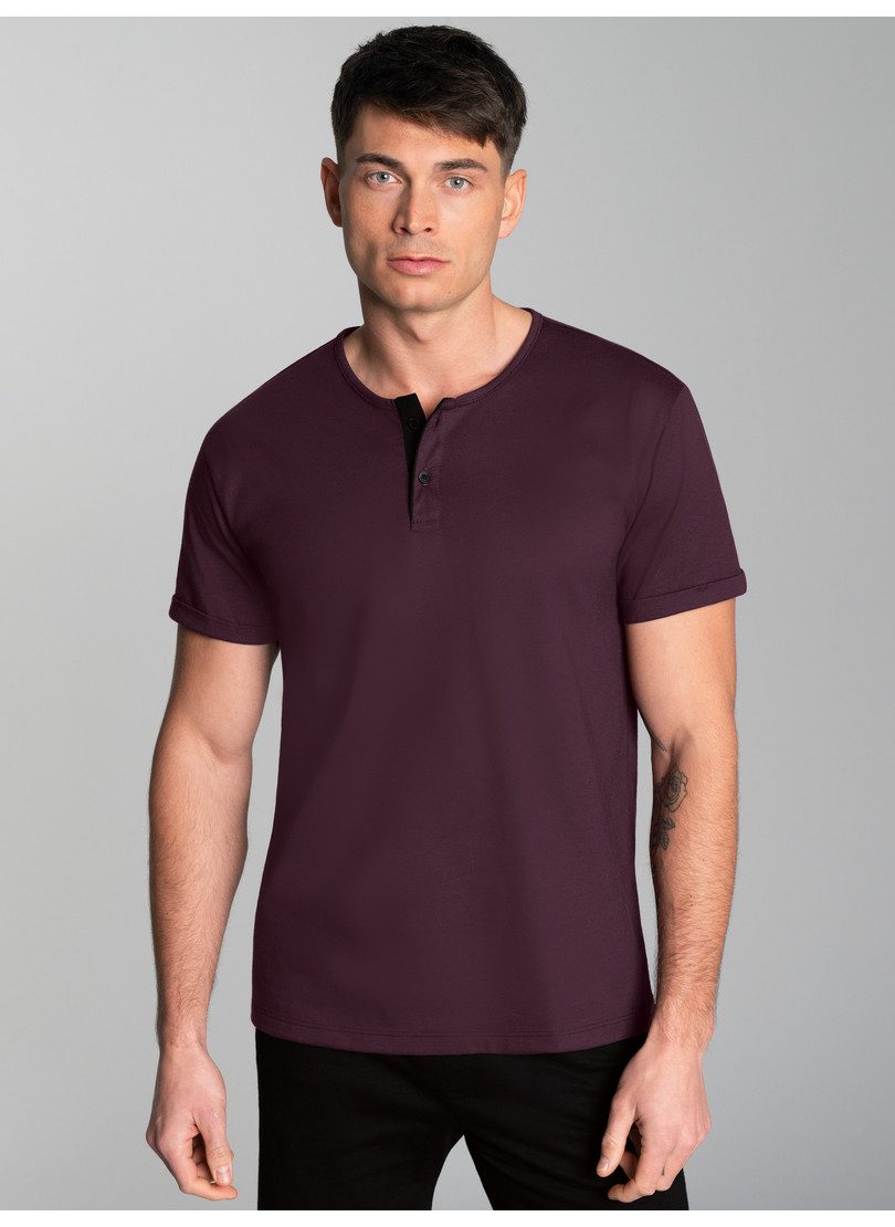 Trigema T-Shirt "TRIGEMA T-Shirt Knopfleiste aus Biobaumwolle", (1 tlg.) günstig online kaufen