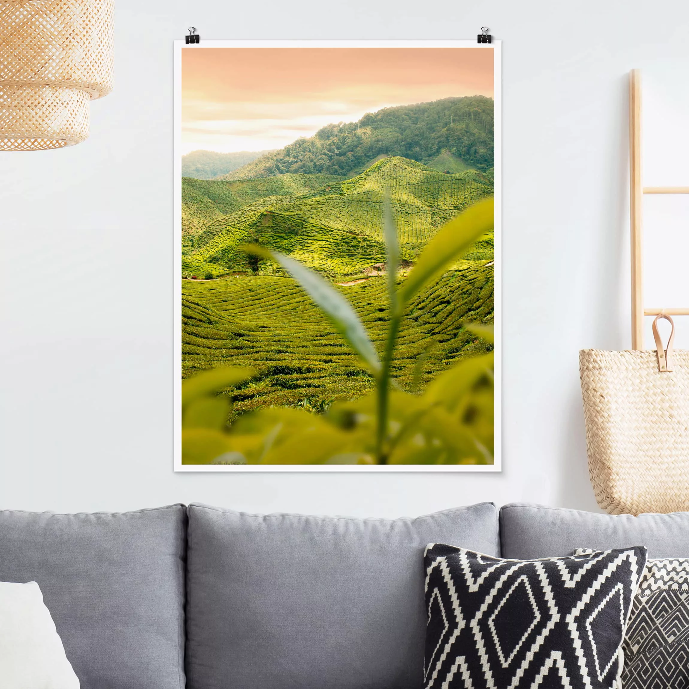 Poster Natur & Landschaft - Hochformat Teagarden günstig online kaufen
