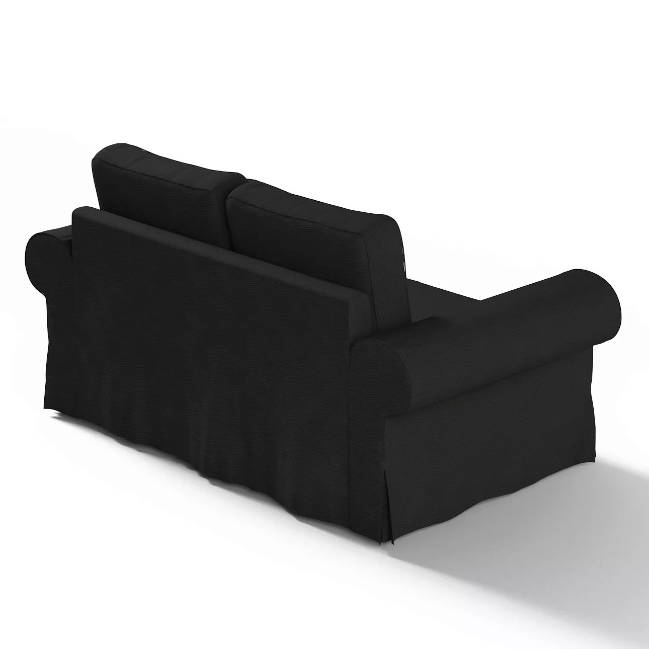 Bezug für Backabro 2-Sitzer Sofa ausklappbar, schwarz, Bezug für Backabro 2 günstig online kaufen