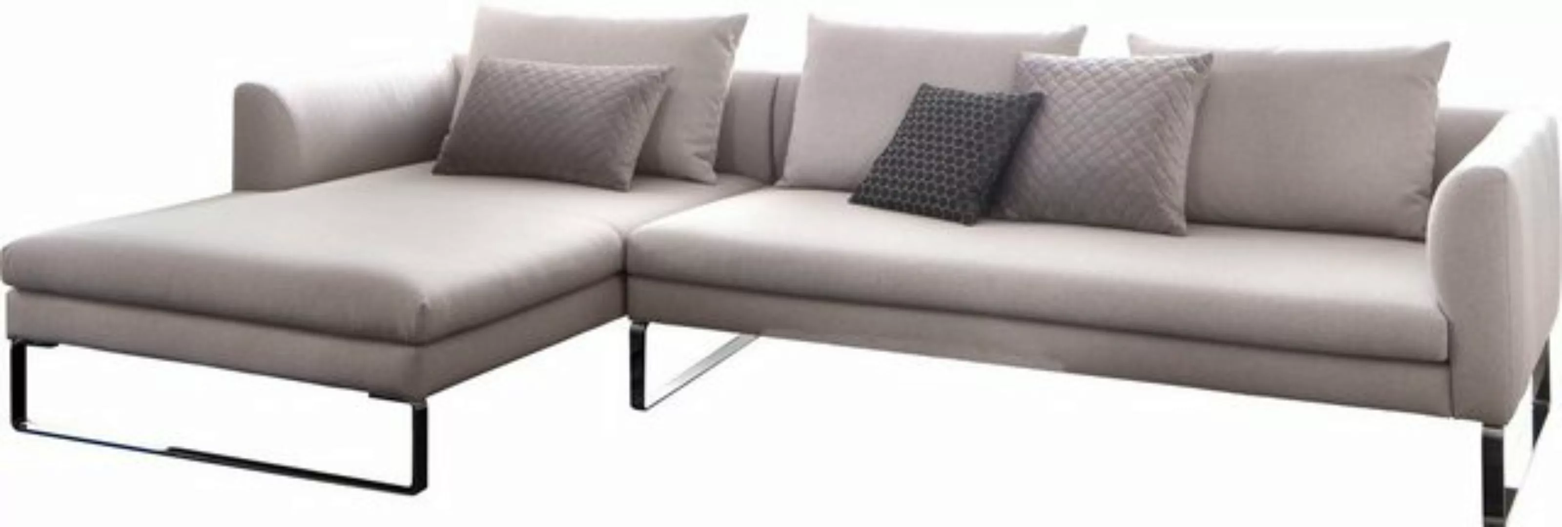 3C Candy Ecksofa "Avola modern elegantes Designsofa mit Bügelfuß, L-Form", günstig online kaufen