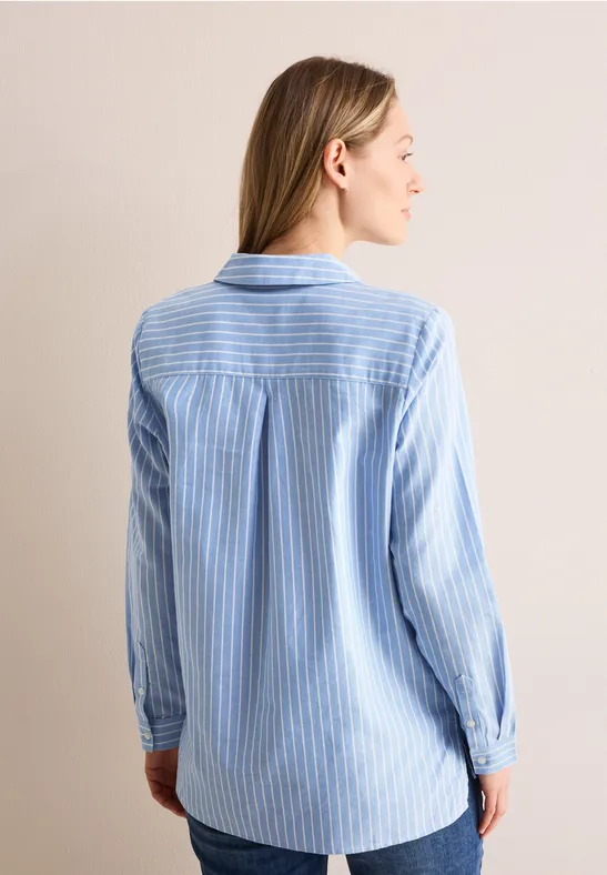 Gestreifte Oxford Bluse günstig online kaufen