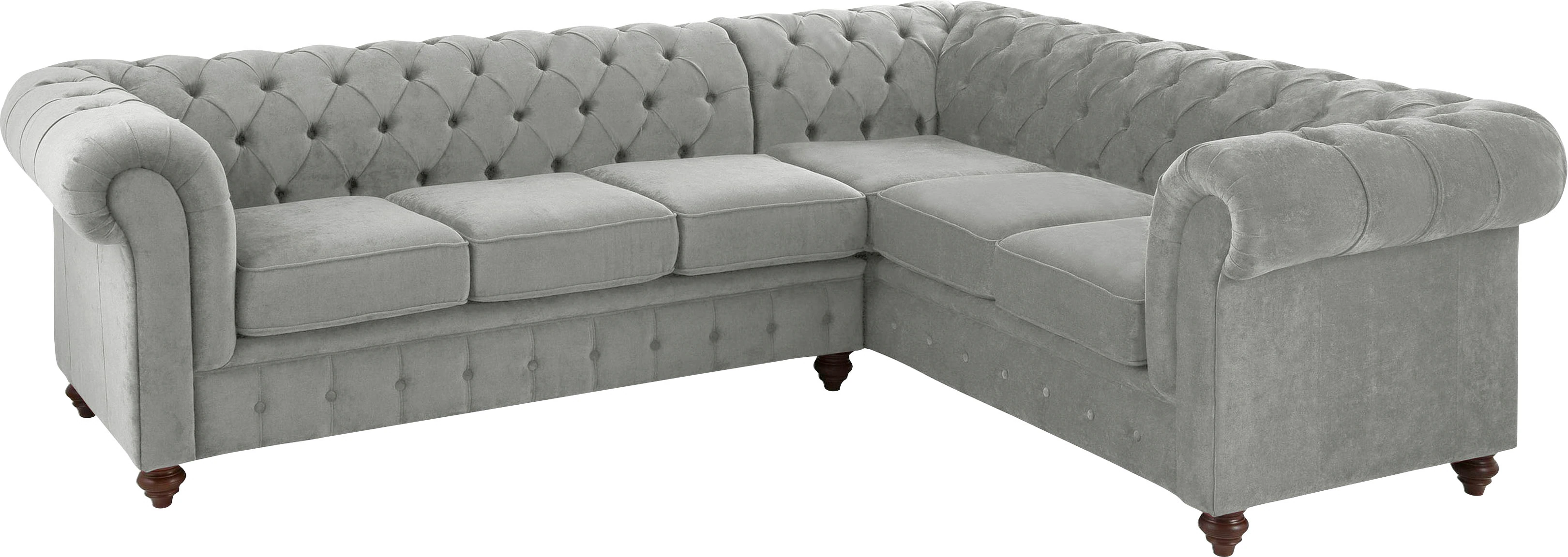 Home affaire Chesterfield-Sofa "Duc Ecksofa" günstig online kaufen