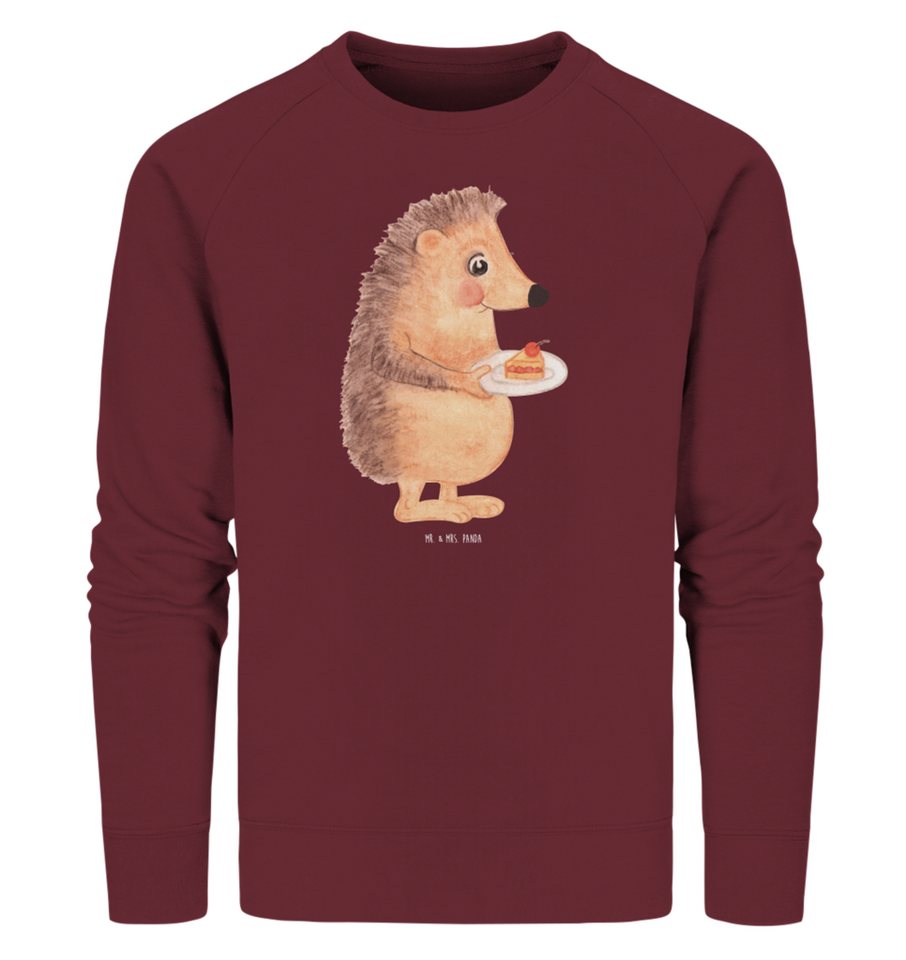 Mr. & Mrs. Panda Longpullover Größe XXL Igel Kuchenstück - Burgundy - Gesch günstig online kaufen