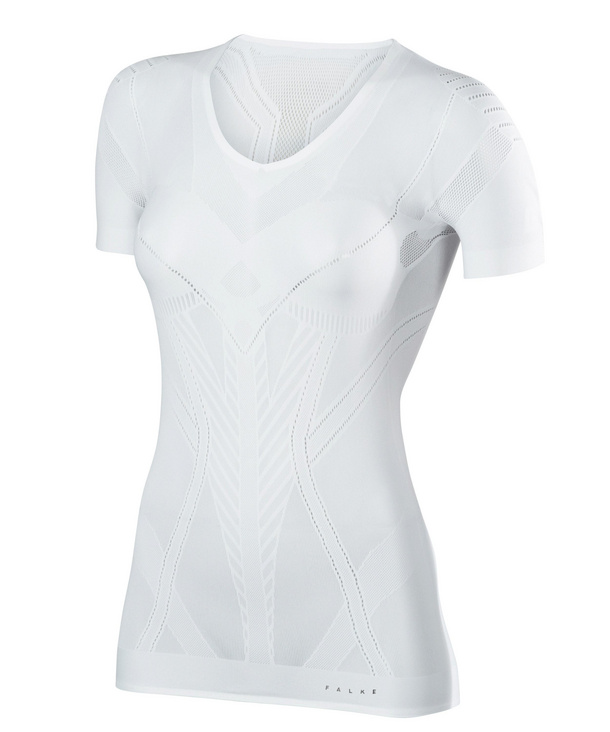 FALKE Damen Kurzarmshirt Cool, XL-XXL, Weiß, Uni, 33053-286005 günstig online kaufen