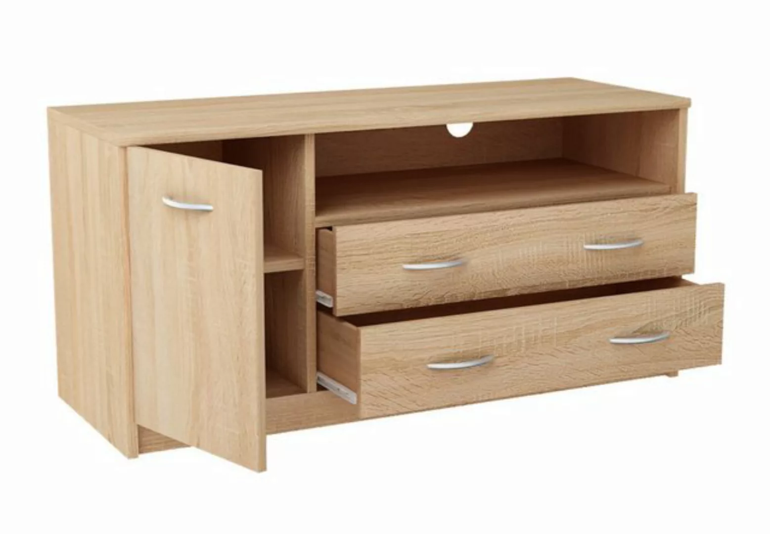 Home Collective TV-Schrank 110cm breit Lowboard mit matter Oberfläche Ferns günstig online kaufen