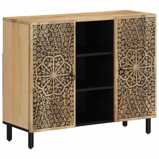 vidaXL Beistellschrank Beistellschrank 90x33x75 cm Massivholz Mango günstig online kaufen