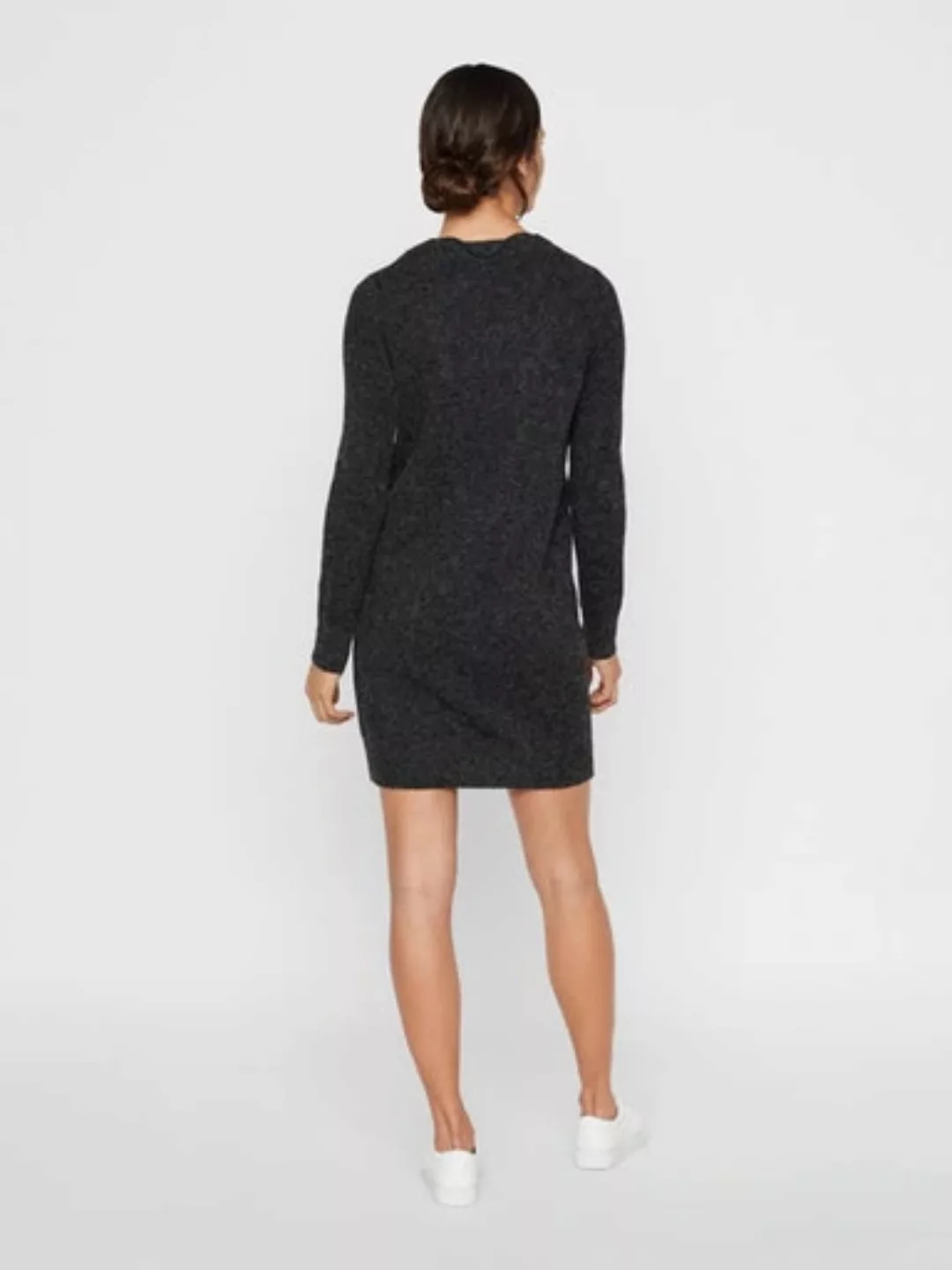 Vero Moda – Kurzes Pulloverkleid in Schwarz günstig online kaufen