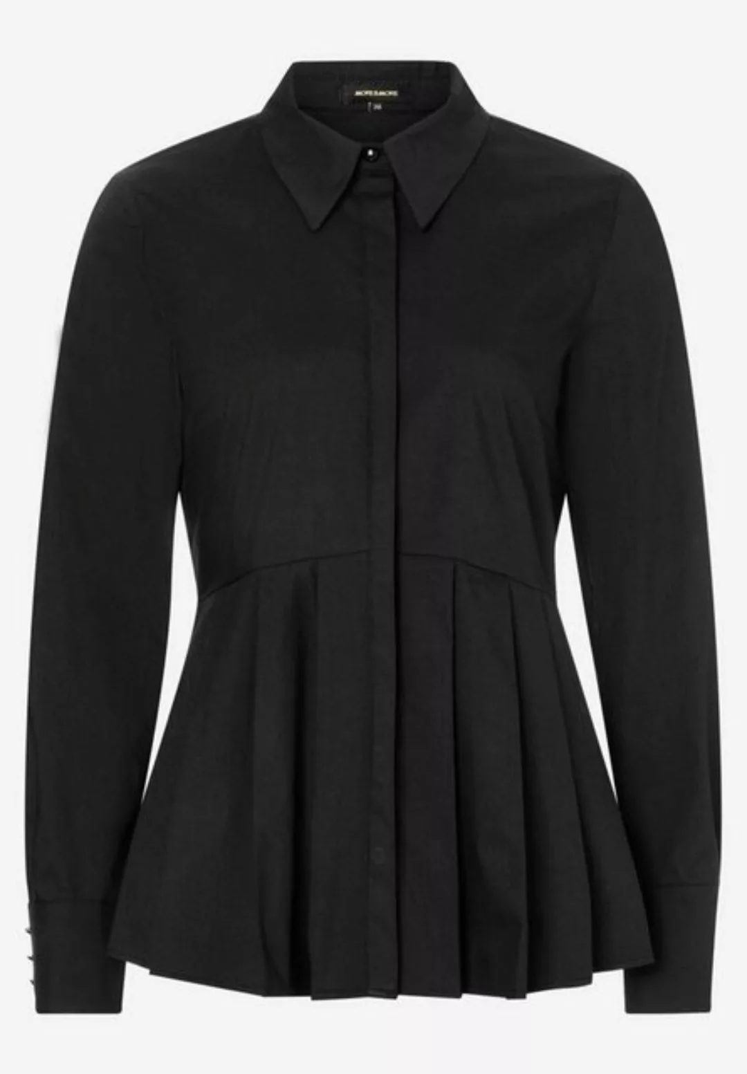 MORE&MORE Blusenshirt Pleat Detail Shirt Blouse günstig online kaufen