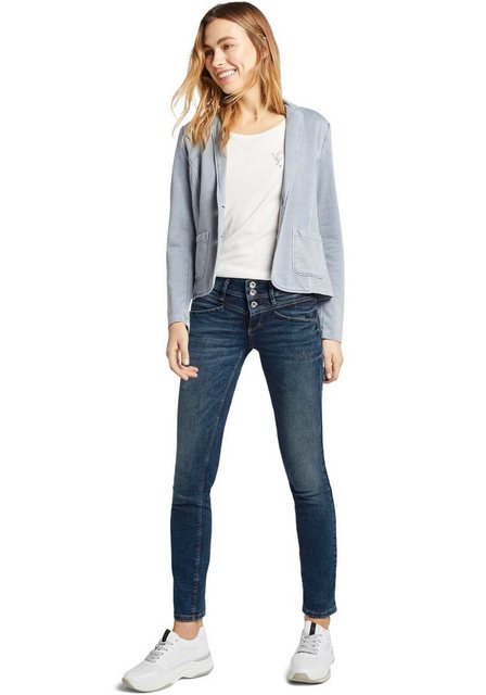 Tom Tailor Damen Jeans ALEXA - Sllim Fit - Blau - Random Bleached Blue Deni günstig online kaufen