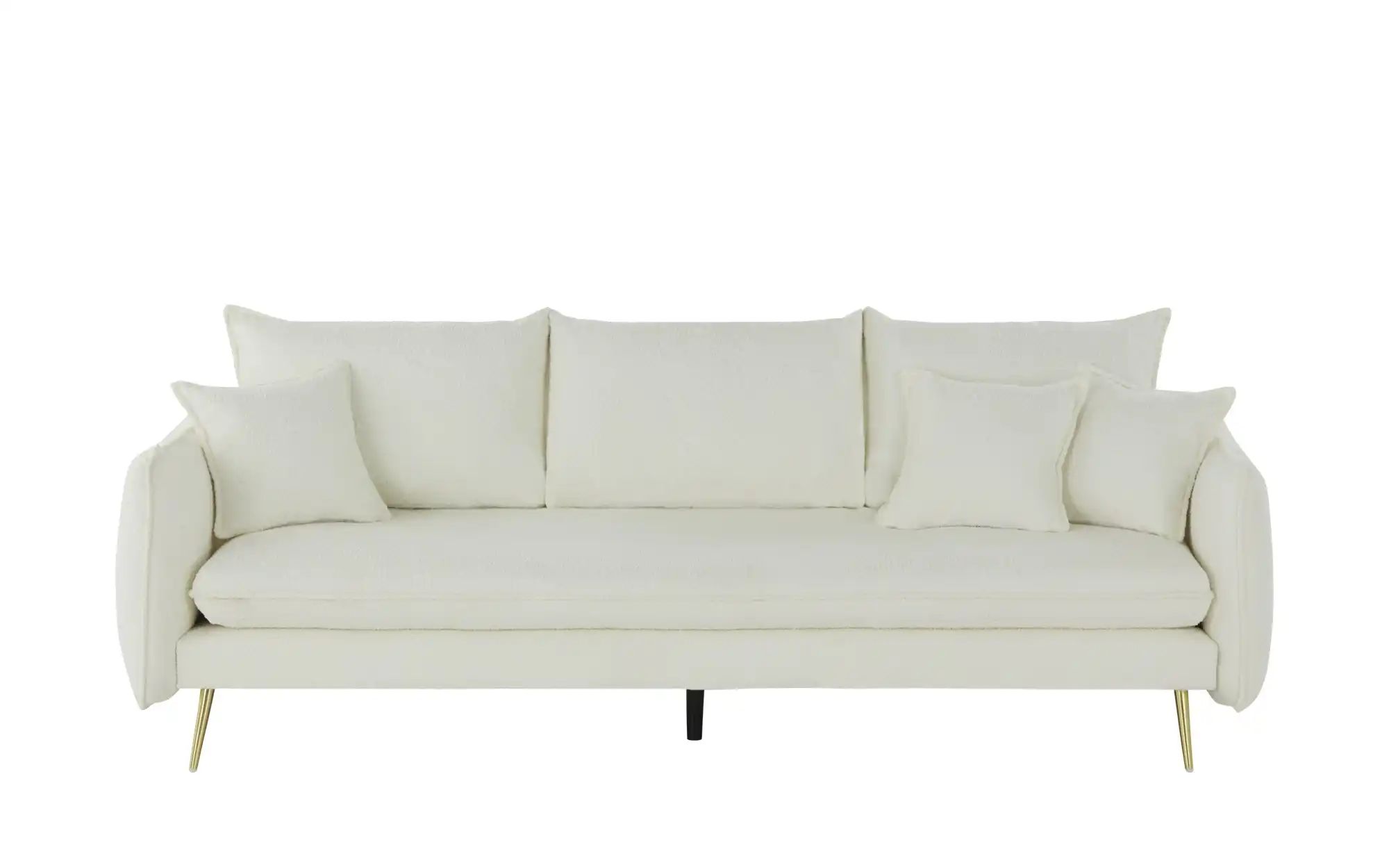 Big Sofa  Edesia ¦ weiß ¦ Maße (cm): B: 240 H: 80 T: 100 Polstermöbel > Sof günstig online kaufen