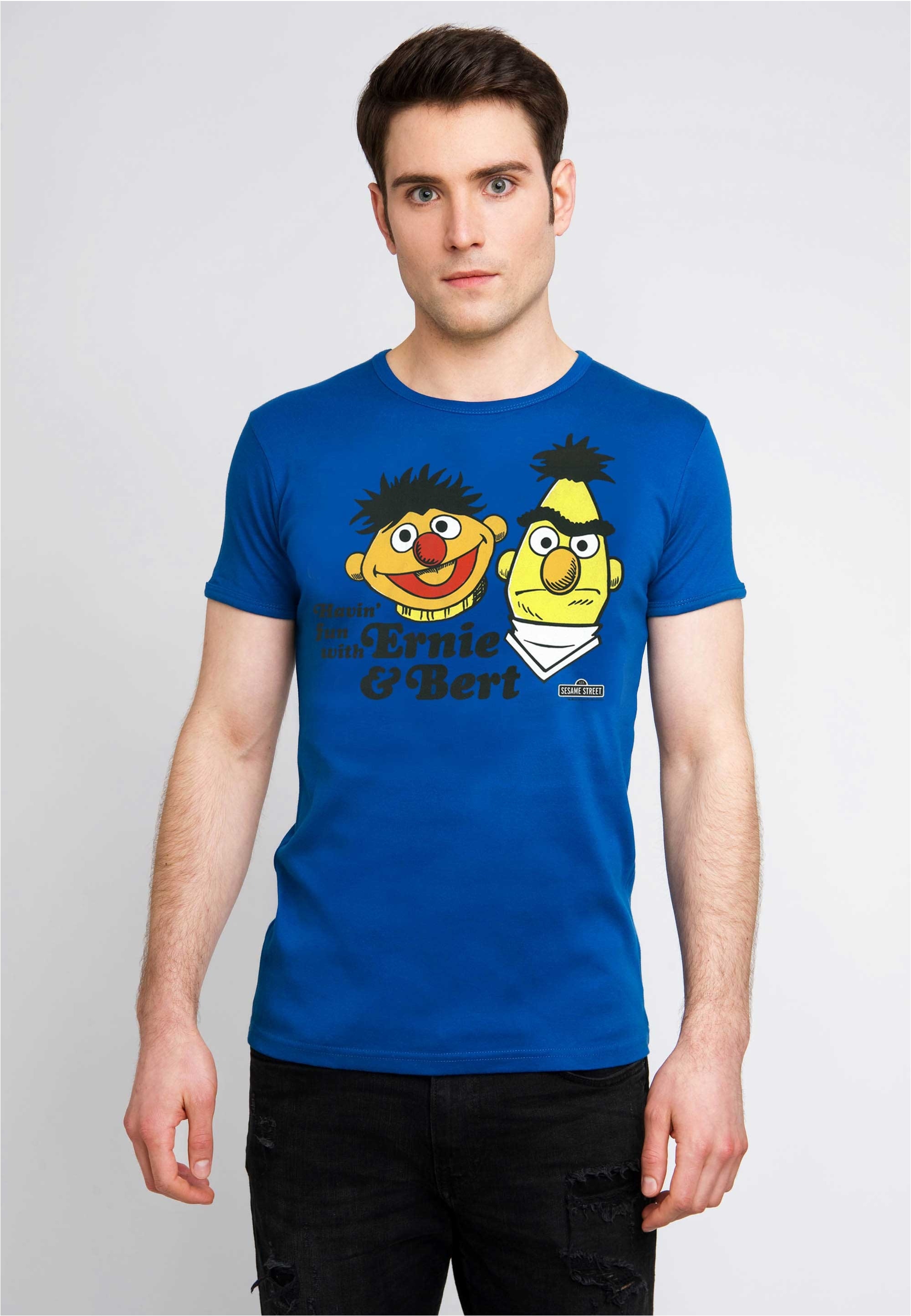 LOGOSHIRT T-Shirt "Ernie und Bert", mit witzigem Print günstig online kaufen