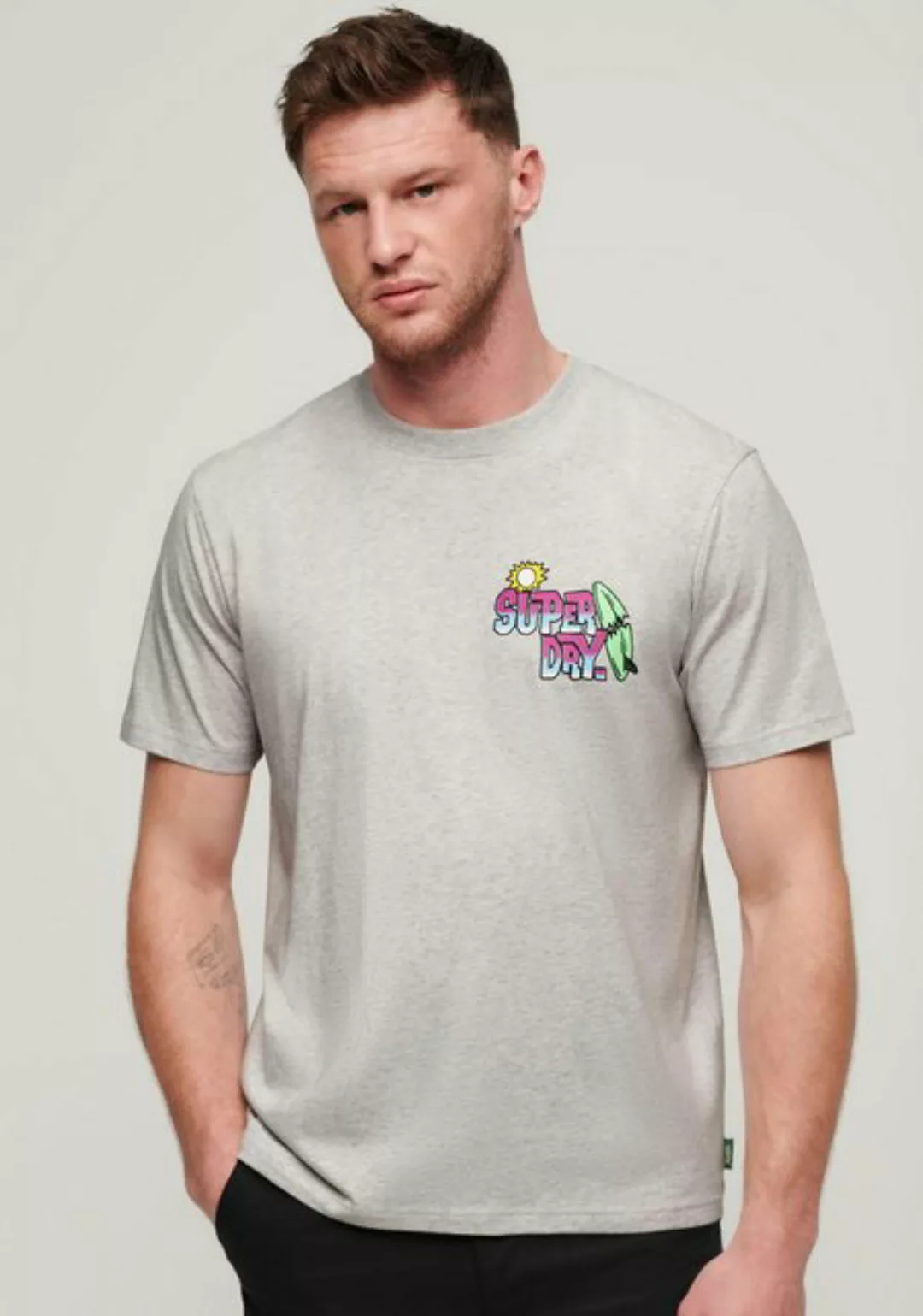Superdry Print-Shirt SD-NEON TRAVEL CHEST LOOSE TEE günstig online kaufen