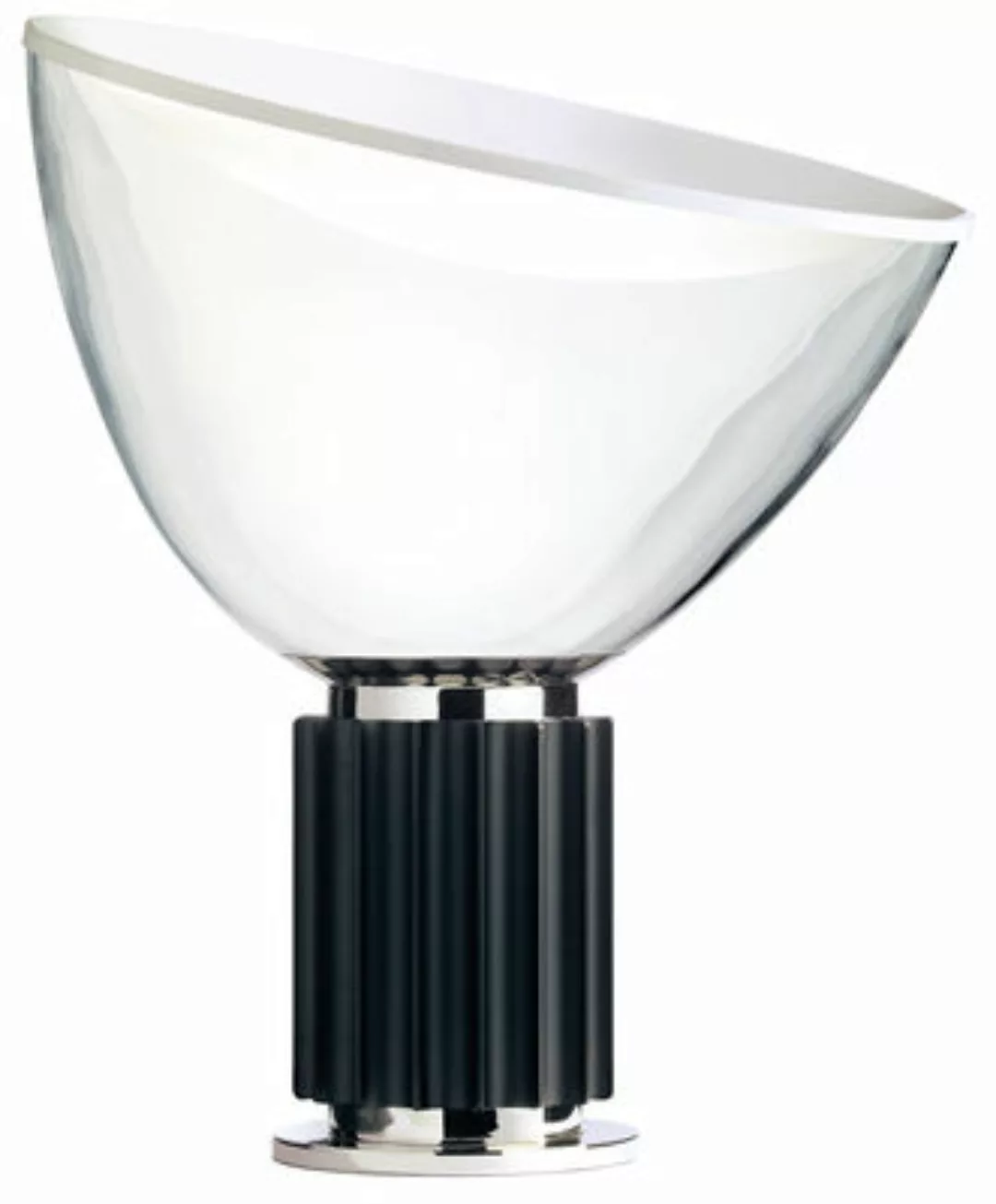 Tischleuchte Taccia LED (1962) glas schwarz - Flos - Schwarz günstig online kaufen