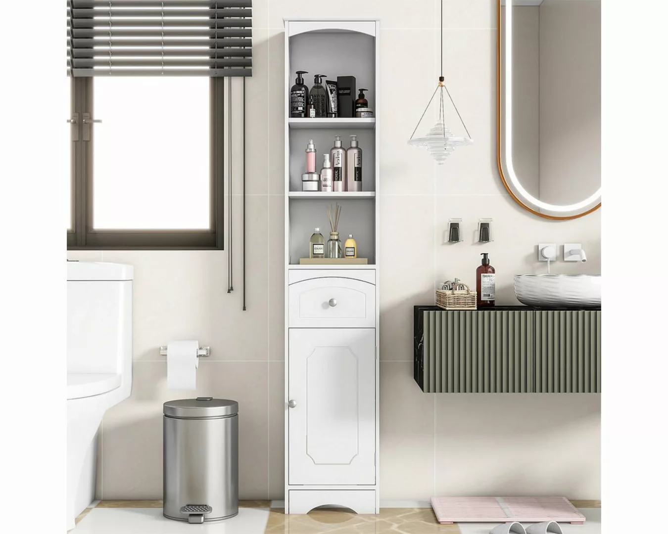 XDeer Badezimmerspiegelschrank Badezimmerschrank mit Einer Schublade verste günstig online kaufen