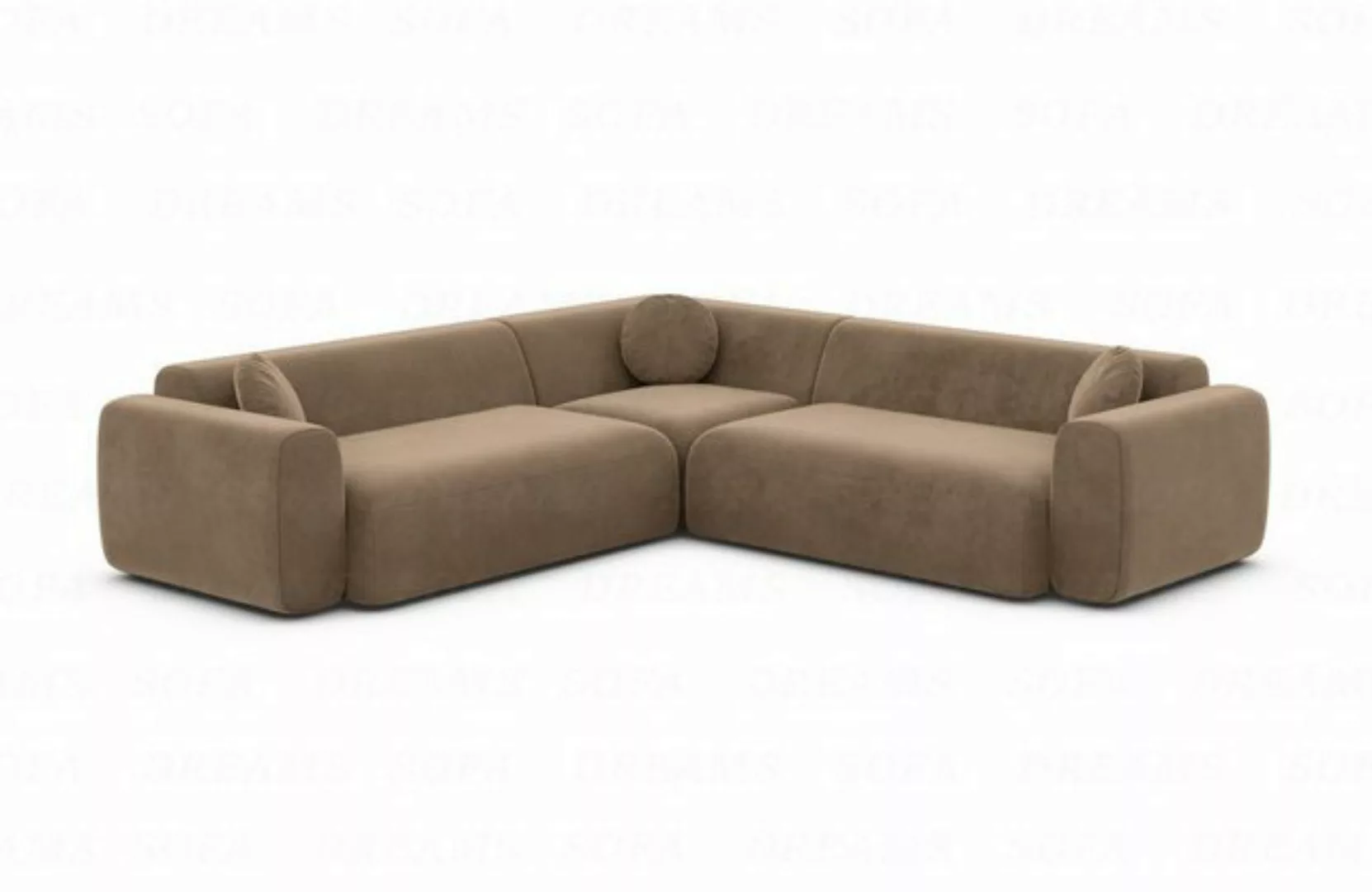 Sofa Dreams Ecksofa Stoff Sofa Eckcouch Polster Ecksofa Cortegada L Form St günstig online kaufen