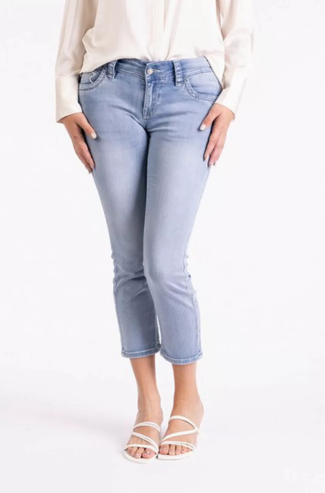 Blue Monkey 5-Pocket-Jeans Jeans Jog Denim7/8 Slim BLUE MONKEY blau günstig online kaufen