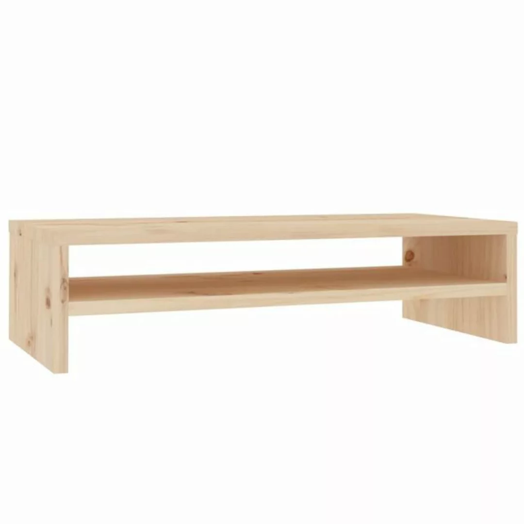 vidaXL TV-Schrank Monitorständer 50x24x13 cm Massivholz Kiefer günstig online kaufen