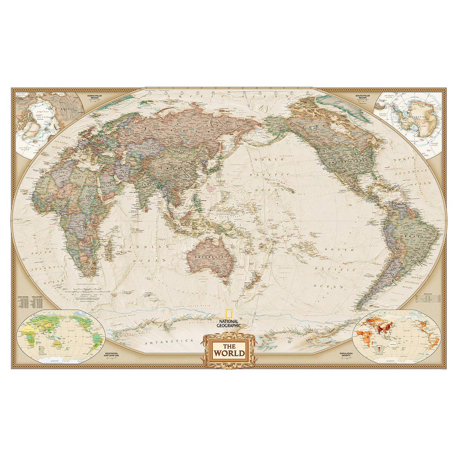 KOMAR Vlies Fototapete - The World Pacific - Größe 400 x 260 cm mehrfarbig günstig online kaufen