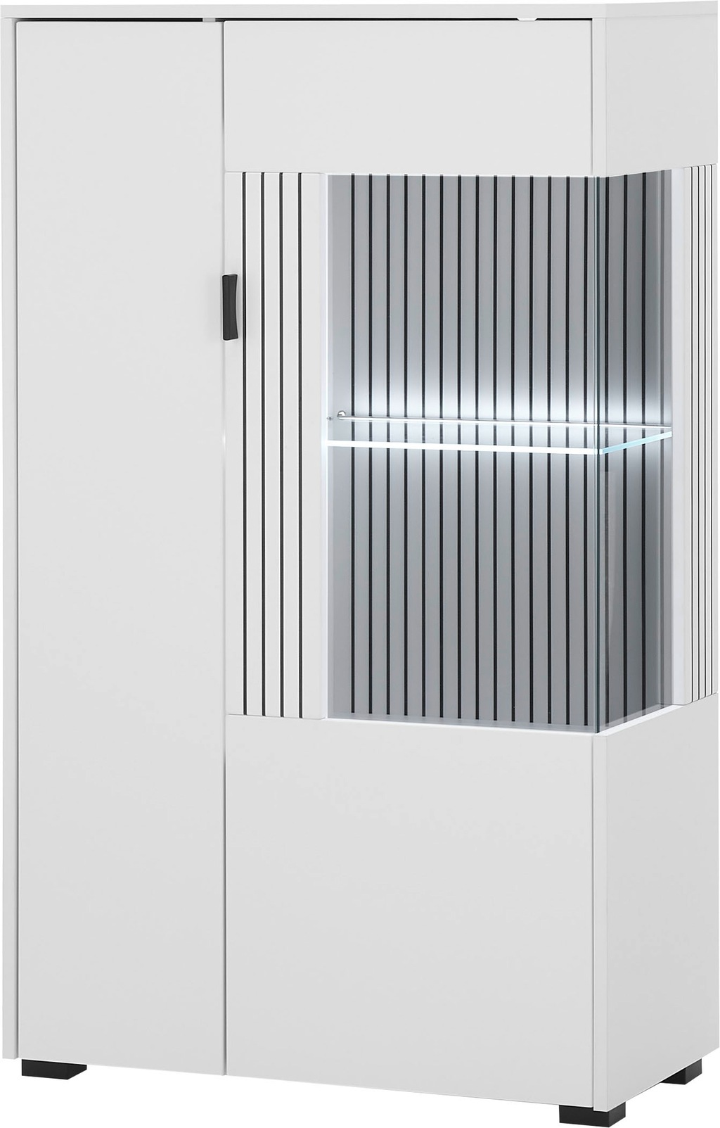 INOSIGN Vitrine "Hudson, Stauraumvitrine, Standvitrine", in moderner Trendf günstig online kaufen