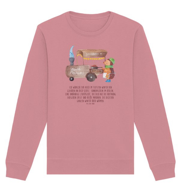 Mr. & Mrs. Panda Longpullover Igel Maronen Größe S - Canyon Pink - Geschenk günstig online kaufen