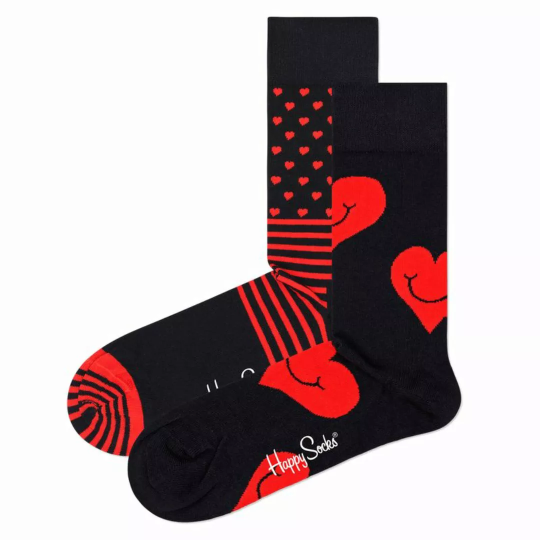 Happy Socks Unisex Socken, 2er Pack - Love Geschenkbox, Farbmix günstig online kaufen