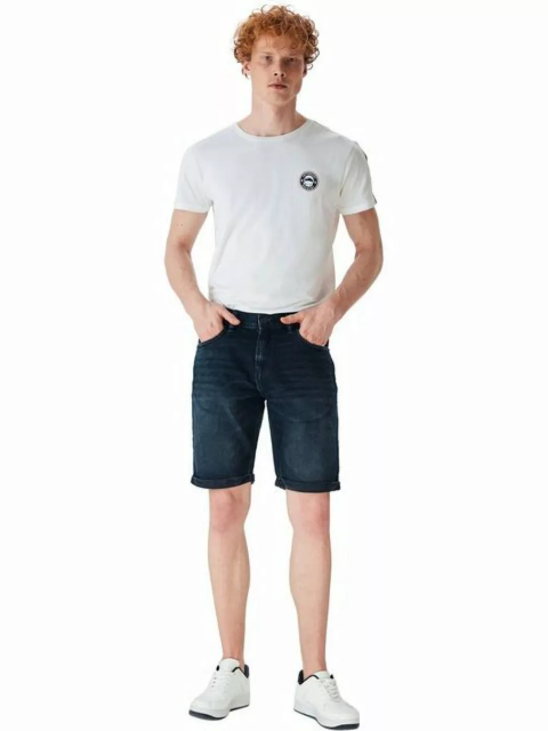 LTB Herren Jeans Bermuda Lance Slim Fit Blau - Morado Wash günstig online kaufen