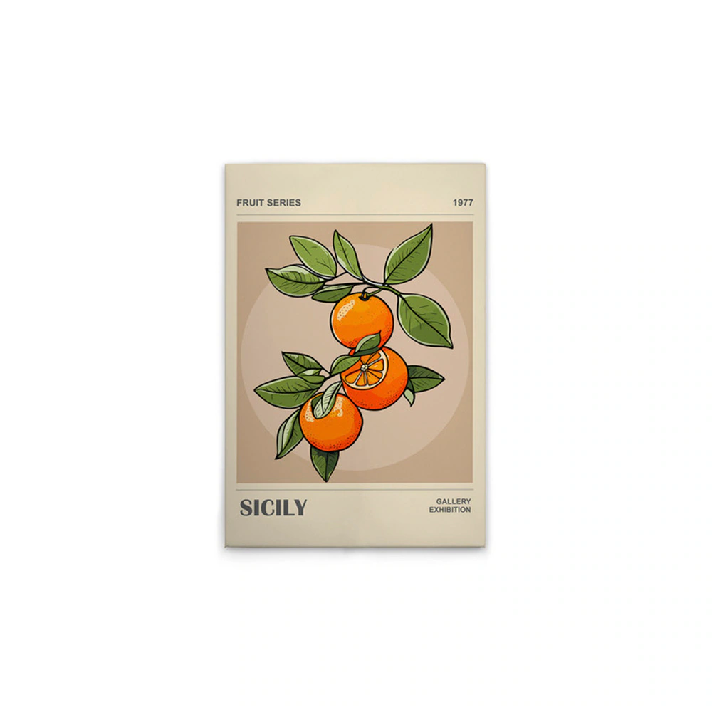 A.S. Création Leinwandbild "Citrus - Wandbild Beige Grün Orange Keilrahmen günstig online kaufen