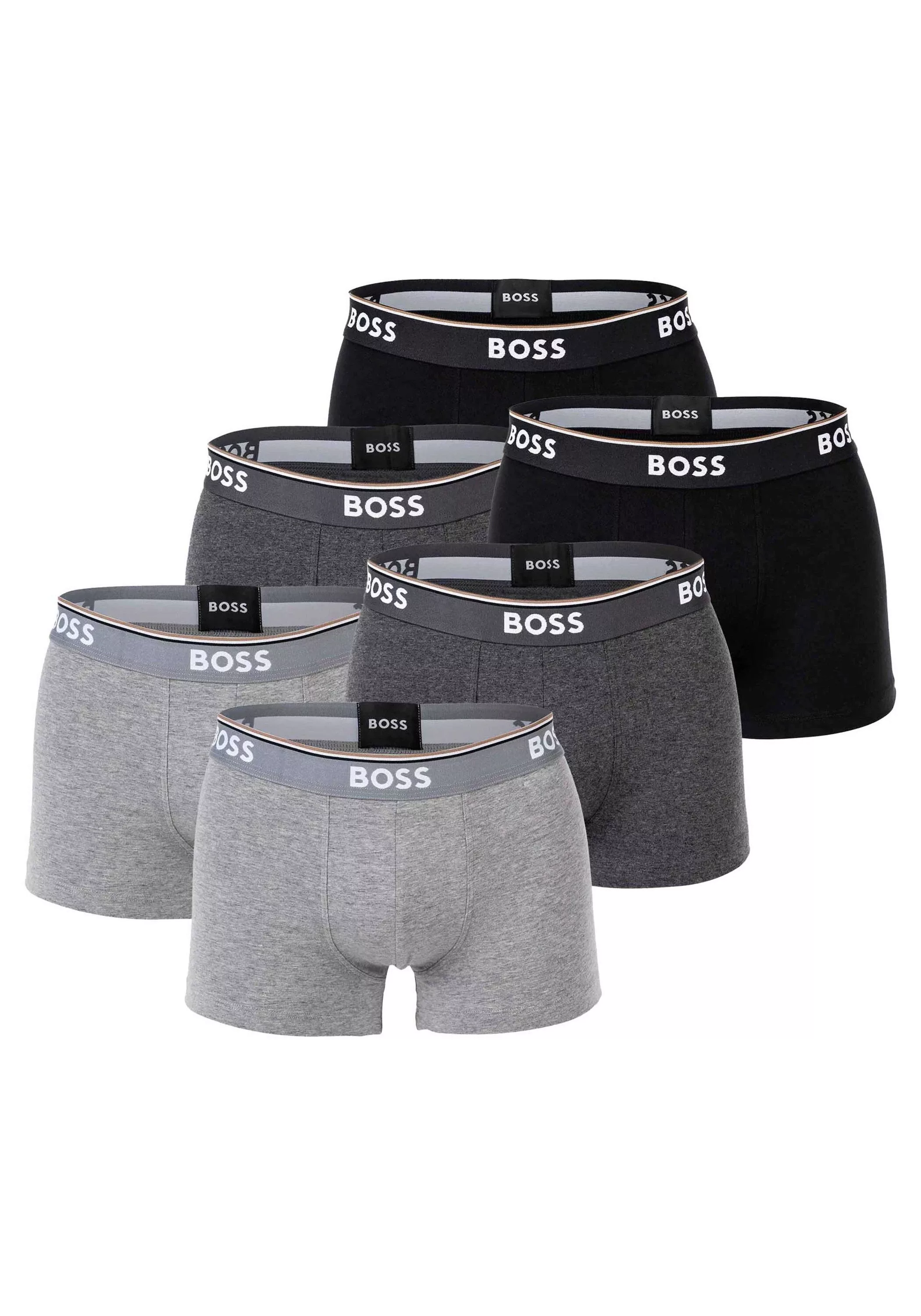 BOSS Boxershorts "Boxershort Trunk 3P Power 6er Pack" günstig online kaufen