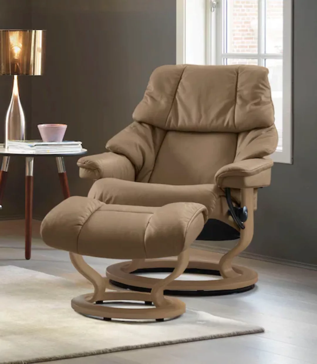 Stressless Relaxsessel "Reno", mit Classic Base, Größe S, M & L, Gestell Ei günstig online kaufen