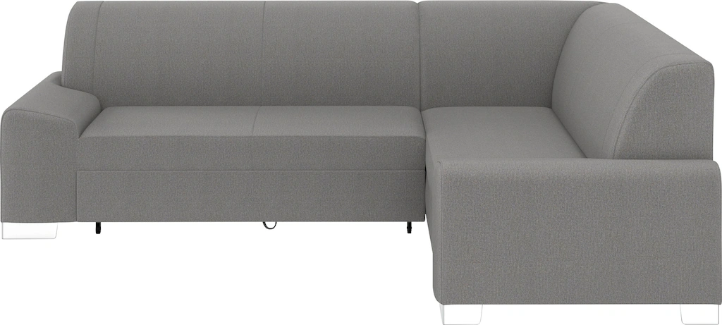 DOMO collection Ecksofa "Anzio in kubischer Formensprache, flache Armlehnen günstig online kaufen